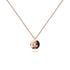 Solid 925 Sterling Silver Initial Alphabet Personalised Disc Necklace
